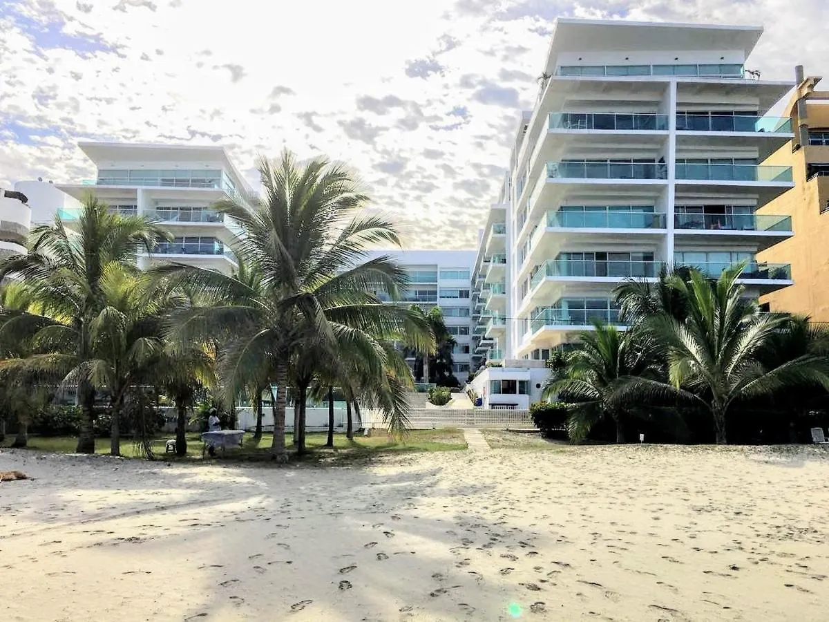 Apto Con Salida Directa A La Playa Cartagena Colombia 아파트